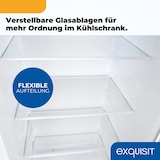 thumbnail of Exquisit Kühlschrank ohne Gefrierfach, 5 Ablagen, 242 Liter, Vollraumkühlschrank 143 cm hoch, KS5320-V-H-040E weiss