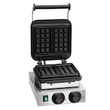 thumbnail of Roestvrijstalen Brusselse wafelijzer (B)160 x (D)100 x (H)32 mm, 2200 W, 220 V - MONO