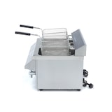 thumbnail of Gastro Fritteuse - 2 x 8 l - 2 Körbe - mit Ablasshahn - Induktion