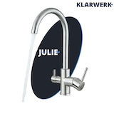 thumbnail of Félix | Grifo de agua potable de 3 vías de plata cepillada premium | Grifo de cocina de ósmosis de acero inoxidable 360 grados | Filtrar 3 conexiones