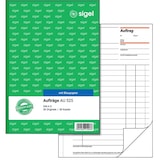 thumbnail of Auftrag A5, 2 x 50 Blatt, weiß, mit Blaupapier
