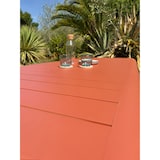 thumbnail of Table de jardin fixe en aluminium coloris terracotta (220X100 cm) - HANOI