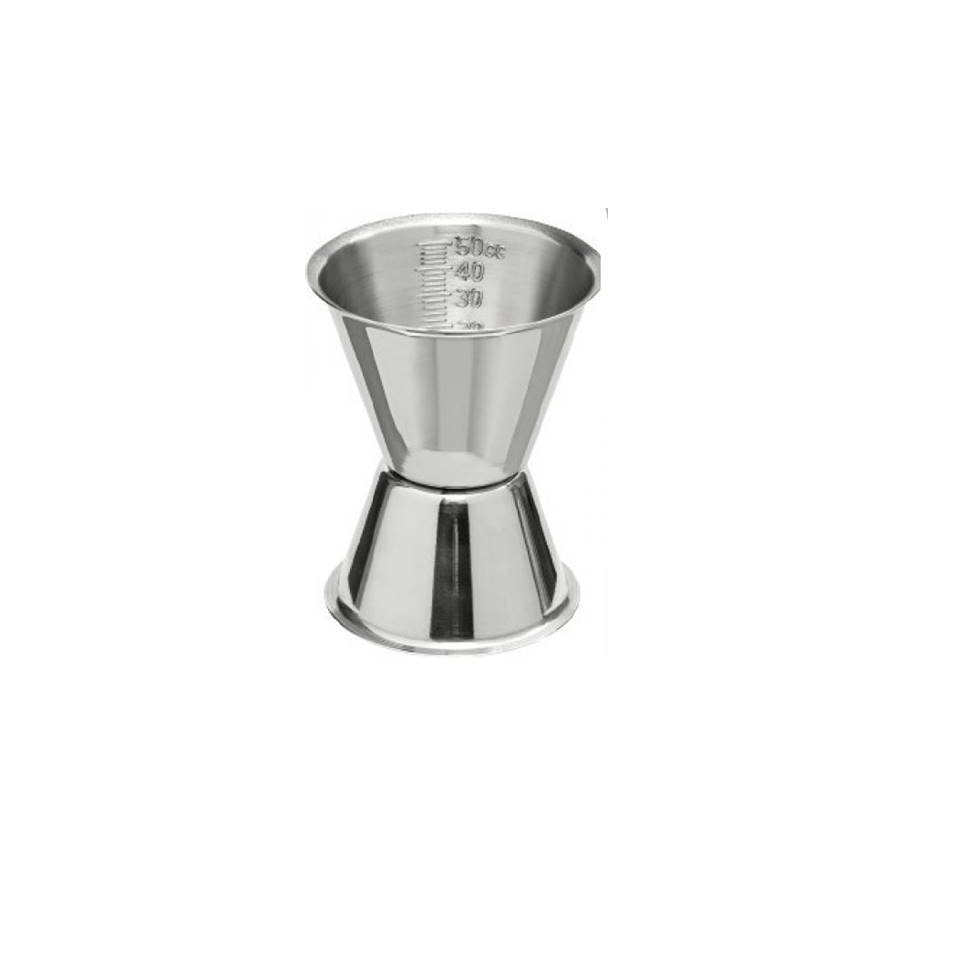 METRO Professional Misurino per cocktail, acciaio inox, 30 / 50 cl, argento