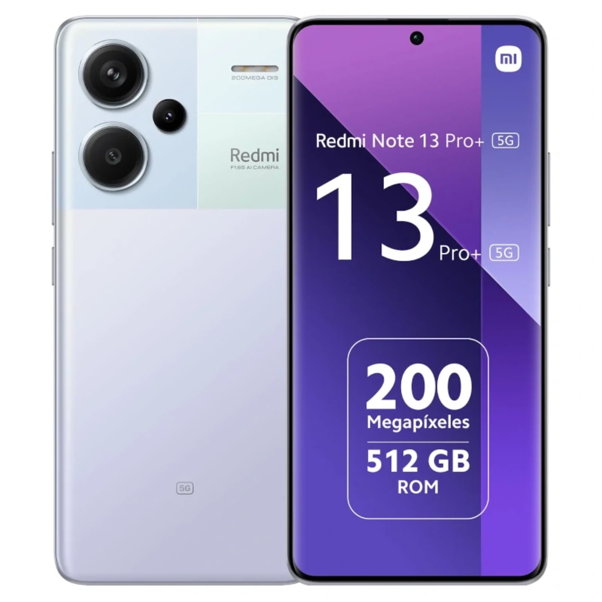 Smartphone xiaomi redmi note 13 pro+ 5g 6,67" 256 gb  ram 8 gb color purpura