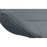 thumbnail of Conjunto de 2 bancos de bar Vonore em imitação de pele cinza/preto