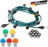 thumbnail of Illu- Party Lichterkette Außenlichterkette 10m grün 10 bunte LED Kugellampen