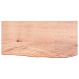 thumbnail of vidaXL Wandregal Hellbraun 60x30x(2-6) cm Massivholz Eiche Behandelt
