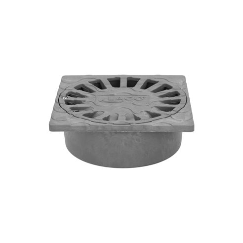 Sumidero Sifónico Pvc  15x15 cm. Salida De Ø 75 / 50 mm. desagüe, Desaguadero, Tragadero, Alcantarilla,
