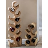 thumbnail of SIT Möbel Casier à vin | pour 6 bouteilles | Bois de suar naturel | L 28 x P 19 x H 50 cm