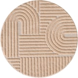 thumbnail of Carpetsale24 Teppich Rund 160 cm Rosa, Hochflor Wohnzimmer Teppich, Weich & Flauschig, Skandinavisch Boho Stil, Langflor Shaggy, Pflegeleicht