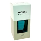 thumbnail of 4 Kunststof Drinkglazen - 390ml - Blauw Transparant - BPA Vrij - 9x9x11cm