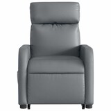 thumbnail of vidaXL Massagesessel mit Aufstehhilfe Elektrisch Grau Kunstleder