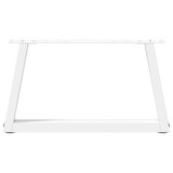 thumbnail of Helloshop26 - Set aus 2 V-förmigen Couchtischbeinen 50 x 30-31,3 cm mit vorgebohrten Löchern und verstellbaren Gleitern aus weißem 02_0056825