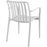 thumbnail of tectake Sillas de jardín Alcudia, resistentes a la intemperie, apilables - Juego de 4 crema