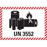 thumbnail of Dreifke® Verpackungskennzeichen UN-Nummer 3552, Haftpapier, permanent, 100x70mm