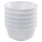 thumbnail of Bormioli Rocco Ebro kom, opaal gehard glas, ø 12,5 cm, stootvast, wit, 6 stuks