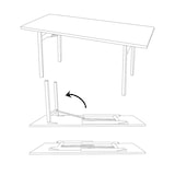 thumbnail of RestooTab - Klappbarer Tisch Tambu 160x80cm Eiche hunton