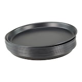 thumbnail of 10 Stück Pizzablech rund aus Blaublech Ø28cm schwere Profiqualität