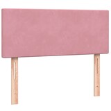 thumbnail of vidaXL Boxspringbett mit Matratze & LED Rosa 120x210 cm Samt
