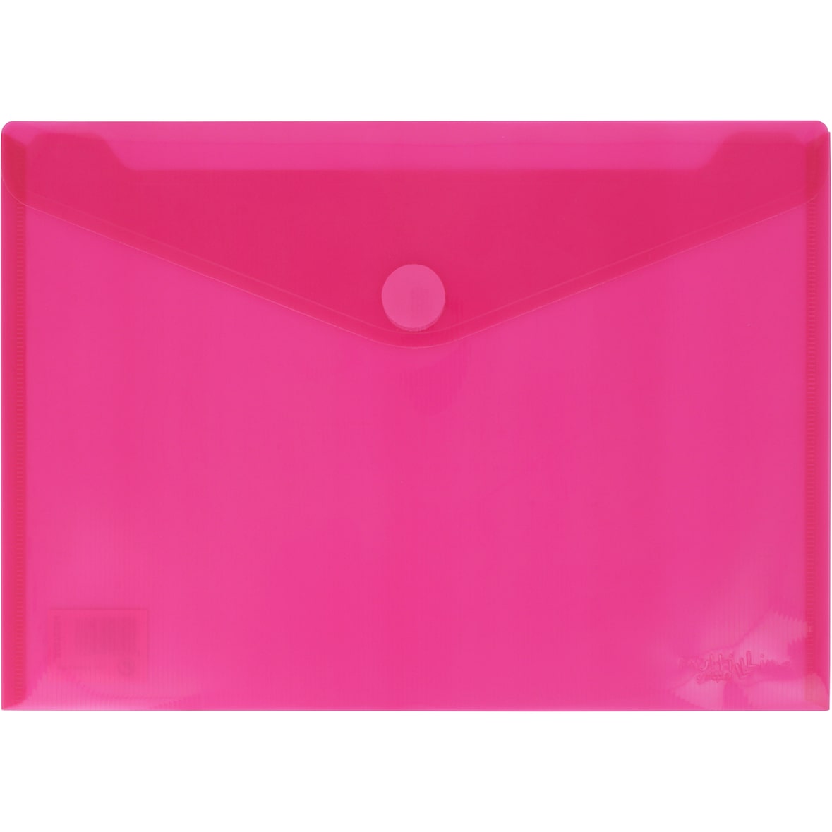Embalagem 5 Envelopes de polipropileno tamanho A6 (160x120mm) Multiline Fucsia
