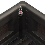 thumbnail of vidaXL Plantenbak hoog zelfbewateringssysteem 100x43x33 cm antraciet