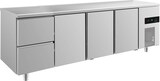 thumbnail of A&S Kühltisch -2 bis +8°C 2330x700x850mm mit 3x Türen und 1x zwei Schubladen
