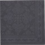 thumbnail of 5 lots de 50 Serviettes "ROYAL Collection" pliage 1/4 40 cm x 40 cm noir "Arabesque"