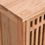 thumbnail of vidaXL Wand-Badschrank 42x23x60 cm Massivholz Nussbaum