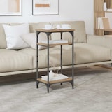 thumbnail of Table d'appoint avec étagère Chêne artisanal 40 x 30 x 75 cm Modèle Aero Vision Élite