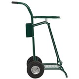 thumbnail of ROSSIGNOL Chariot de voirie roues pneumatiques 110L avec couvercle MOBISAC vert mousse
