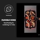 thumbnail of Delicatessa 90 Hybrid Einbaukochfeld Induktion 5 Zonen 7400W Schwarzes Glas