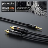 thumbnail of Primewire Cinch zu 3,5-mm-Klinke Audio-Kabel, Stereo HiFi Audio-Adapter mehrfach geschirmt, RCA zu AUX - 10m