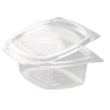 thumbnail of Nette 450 Verpackungsbecher 500ml mit Klappdeckel rPET oval