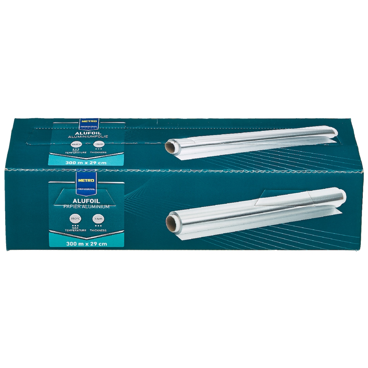 METRO Professional Alufolie, 300 m x 29 cm,12 µm