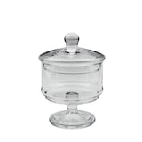 thumbnail of Bonbonnière en verre 12x12x16cm