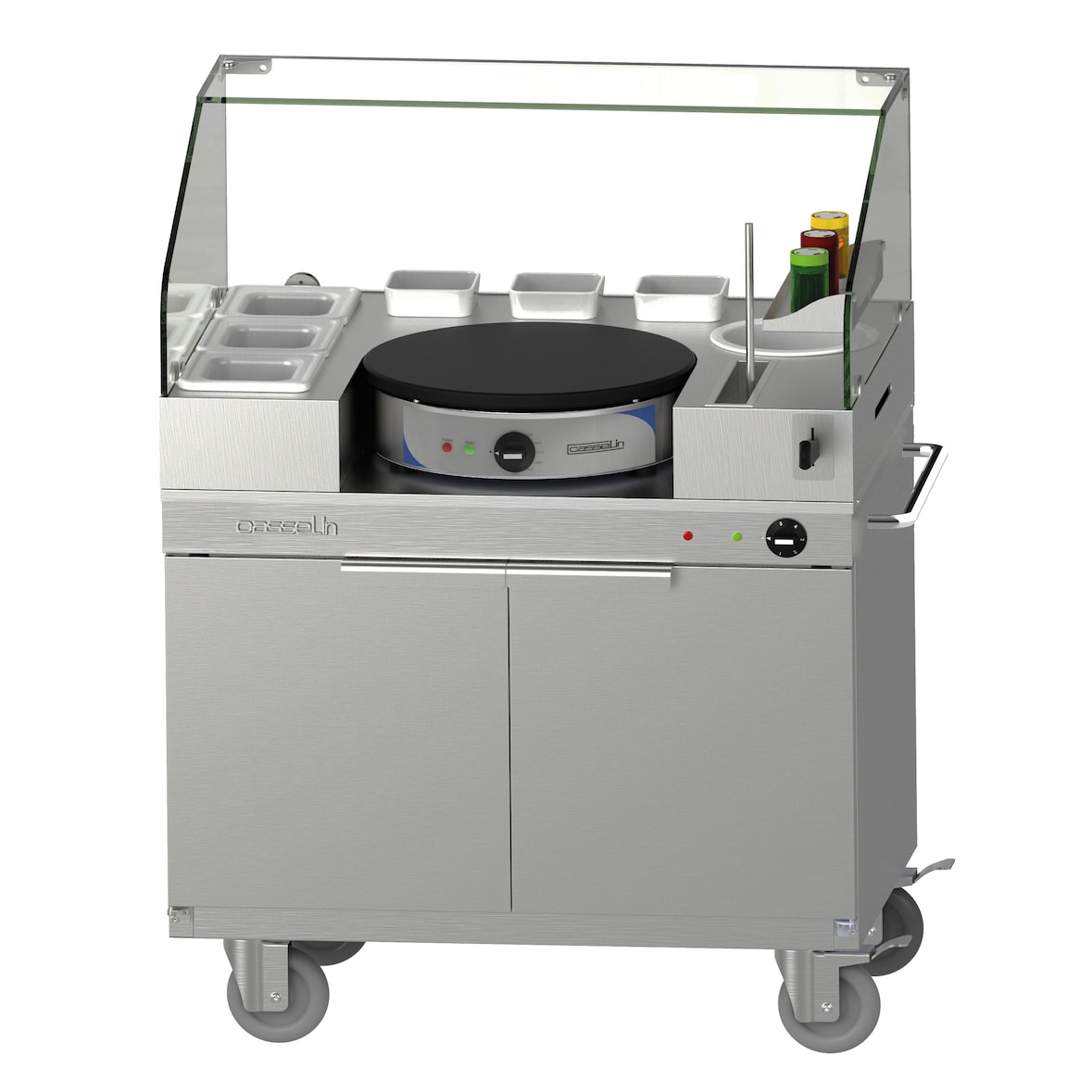 Chariot à crêpière 40 amovible CCHCR40EA Casselin