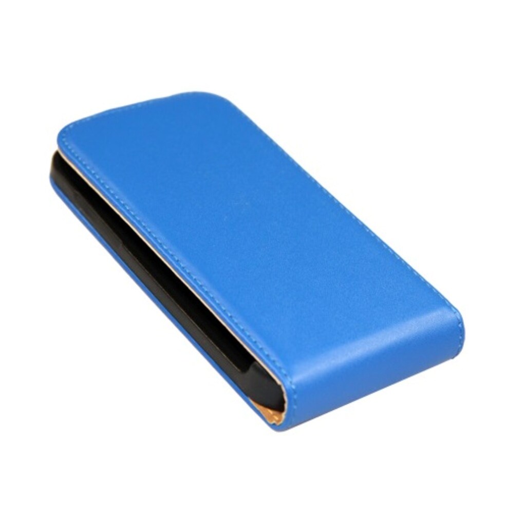 Flip Case für Samsung Galaxy I9190 S4 mini dunkelblau ultra slim