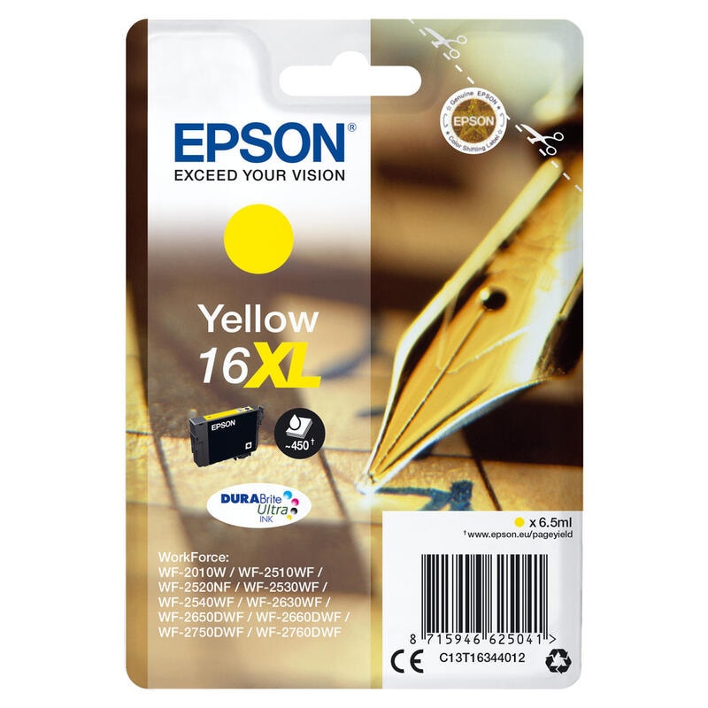 Epson Pen And Crossword Cartucho 16Xl Amarillo (Etiqueta Rf)