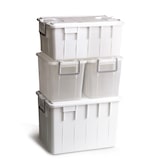 thumbnail of Cassa in PP (Polipropilene) modello Food Box con coperchio e idonea al contatto con alimenti - Capacità 40 litri - Bianco