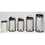 thumbnail of PROREGAL Klassischer Abfallsammler mit Fußpedal | 40 Liter, HxBxT 73x46,5x46,5cm | Edelstahl | Silber | Mülleimer Abfalleimer