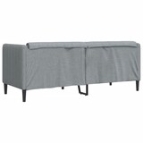 thumbnail of vidaXL Sofa 2-Sitzer Hellgrau Stoff