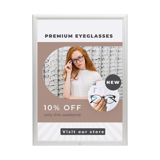 Cadre porte-affiche étanche et avec anti-vol "Eco 35" A1 - VKF Renzel