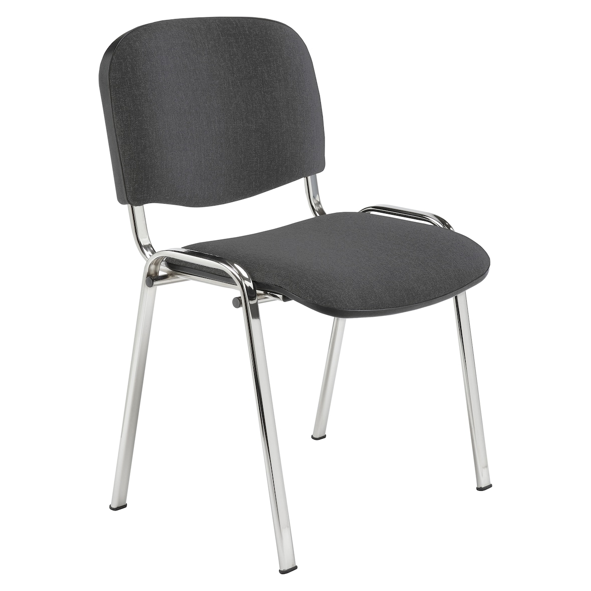 SIGMA Silla para visitas VC01, acero/tejido, antracita