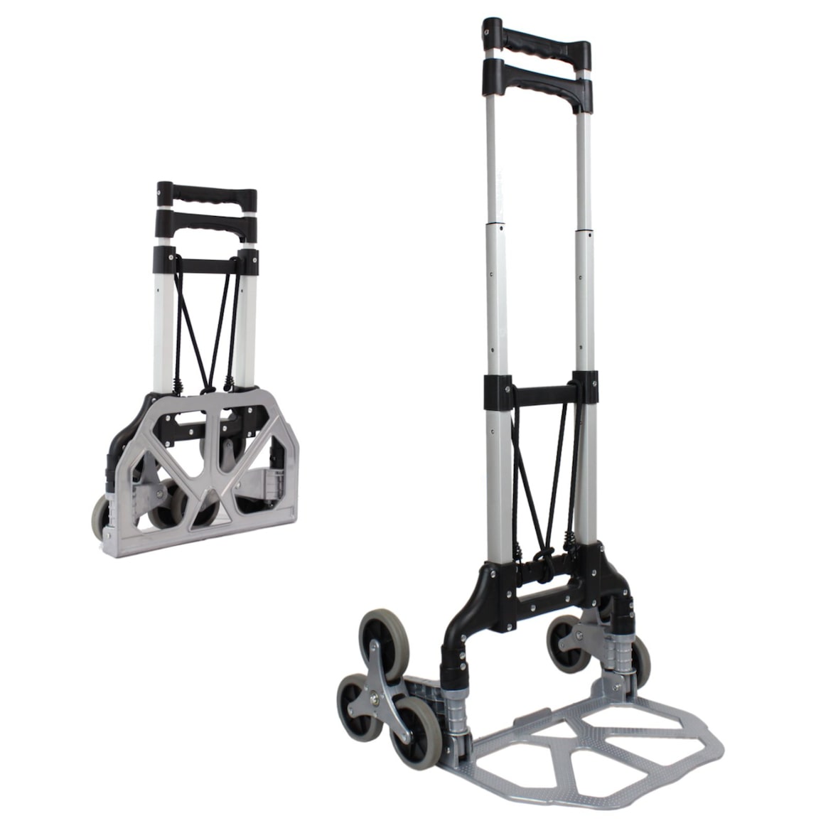 Treppensteiger Sackkarre klappbar 70 kg Last 109 cm Aluminium Treppensackkarre