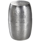 thumbnail of Beistelltisch `Enns`: Orientalisch, Aluminium, 30 cm Breite, silberfarbenes Finish. Silber, 30x30x49 cm | Kadima Design