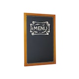 thumbnail of METRO PROFESSIONAL Pizarra MPCB02, 40 x 60 cm, revestida de melamina, negra/marrón