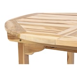 thumbnail of Gartentisch ausziehbar Teak Holz 120 - 170 cm oval BORNEO