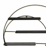 thumbnail of DanDiBo Weinregal Wand Metall 55 cm Schwarz Largo Rund Hängend Flaschenregal 96213 Flaschenhalter Wandmontage Wine Rack Weinständer