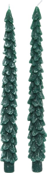thumbnail of 2 Spitzkerzen Tannenbaum Weihnachtskerzen Stabkerzen Adventskerzen Tafelkerzen
