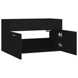 thumbnail of vidaXL Waschbeckenunterschrank Schwarz 80x38,5x46 cm Holzwerkstoff